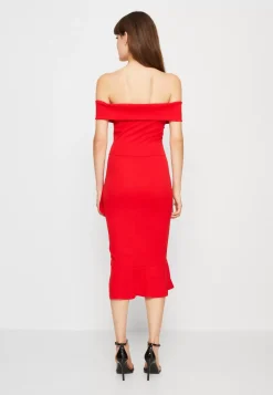 Wal G Vallery Ruffle Midi – Jersey Dress . Discount Online|Women Dress