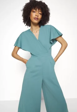 Wal G Wgxzl Wedding – Betty V Neck Wrap Jumpsuit – Jumpsuit . Popular|Women Jumpsuit