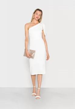 Wal G Wgxzl Wedding – Favourite One Shoulder Tie Midi Dress – Cocktail Dress / Party Dress . Crazy Deals|Women Dress