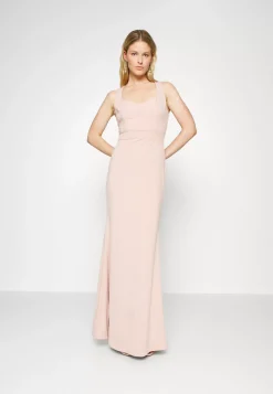 Wal G Wgxzl Wedding – Hari Bone Heart Neck Maxi Dress – Occasion Wear . Excellent|Women Occasion Wear