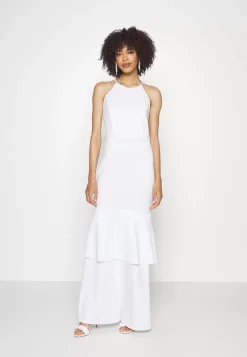 Wal G Wgxzl Wedding – I Do Drop Ruffle Maxi Dress – Occasion Wear . Sale|Women Occasion Wear
