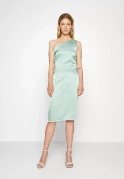 Wal G Wgxzl Wedding – Joy One Shoulder Ruffle Midi Dress – Cocktail Dress / Party Dress . Online Sales|Women Dress