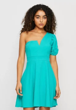 Wal G Zalora One Sleeve Skater Dress – Jersey Dress . Closeout Sale|Women Dress