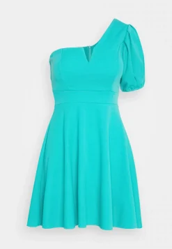 Wal G Zalora One Sleeve Skater Dress – Jersey Dress . Closeout Sale|Women Dress