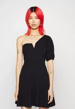 Wal G Zalora One Sleeve Skater Dress – Jersey Dress . Sale|Women Dress