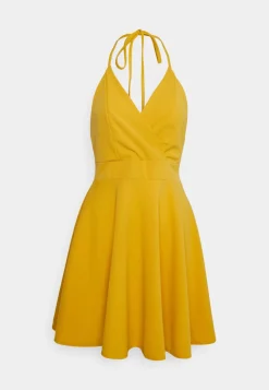 Wal G Zoey Halter Wrap Skater Dress – Cocktail Dress / Party Dress . Crazy Deals|Women Dress